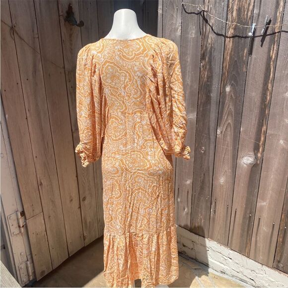 Mango Paisley maxi Dress size medium - Picture 6 of 7